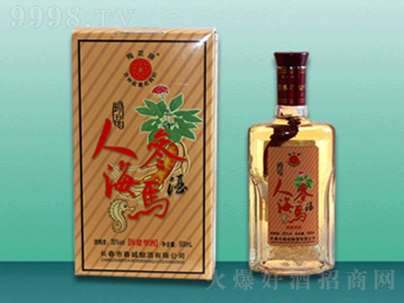 人參海馬酒【35° 500ml】