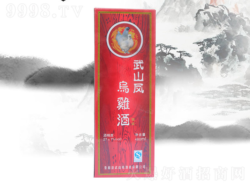 醇釀小酒曲烏雞酒【27° 480ml】