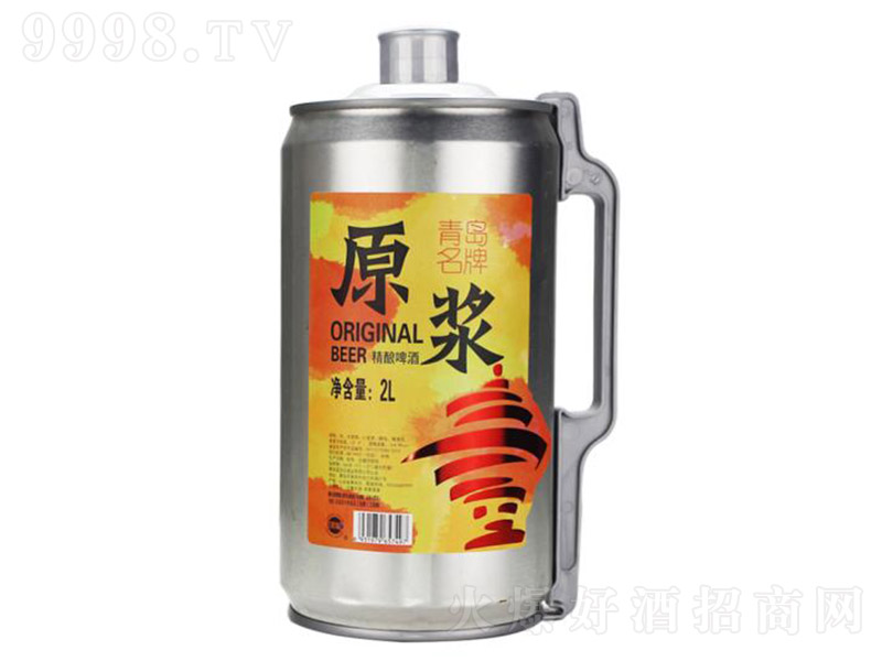 青島藍(lán)寶石原漿啤酒【12° 2L】