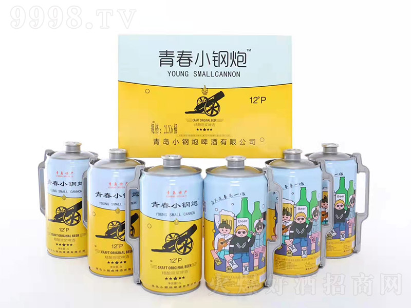青春小鋼炮精釀原漿啤酒【12度 2L】