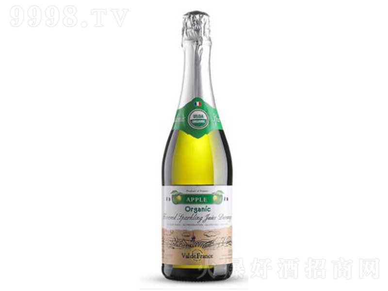 法國進口沃迪安無醇網紅甜型蘋果味起泡香檳酒【0°750ml】