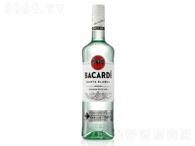 美國百加得白朗姆酒750ml