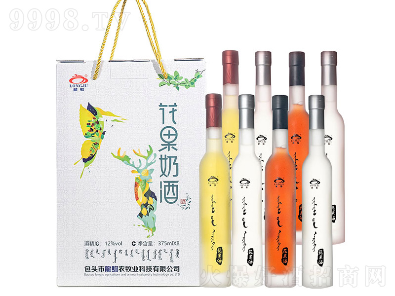 龍駒牛奶酒花果香檳酒【12度375ml】