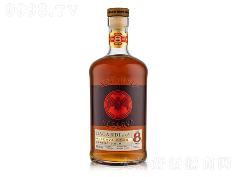 百加得八年陳釀朗姆酒750ml