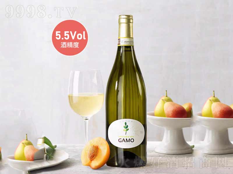 意大利DOCG香檳起泡酒莫斯卡托甜白葡萄酒750ml