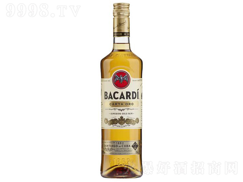 美國百加得金朗姆酒750ml