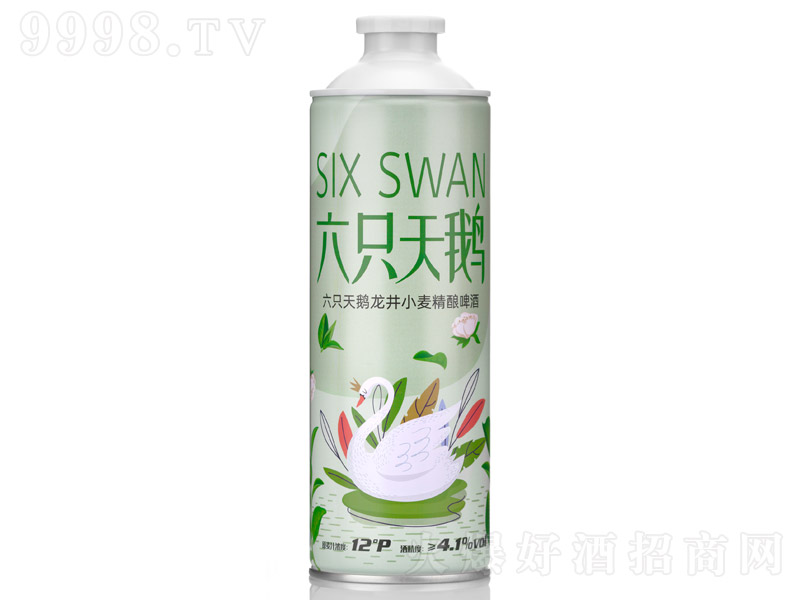 六只天鵝龍井小麥精釀啤酒【12° 1L】