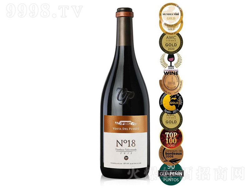 西班牙寶圖莊N18干紅葡萄酒【14° 750ml】