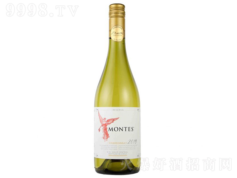 智利蒙特斯紅天使珍藏莎當妮干白葡萄酒2019【13.5° 750ml】