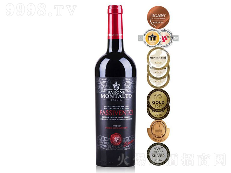 意大利蒙特男爵·風干紅葡萄酒【13.5° 750ml】