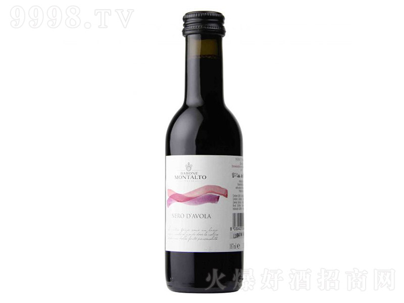 意大利蒙特男爵黑珍珠干紅葡萄酒【13.5° 187ml】