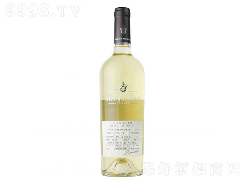 意大利蒙特男爵珍藏維歐尼干白葡萄酒【12.5° 750ml】