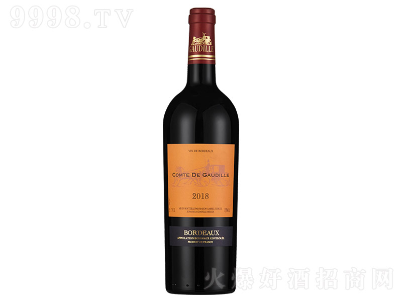 法國歌地伯爵波爾多干紅葡萄酒750ml