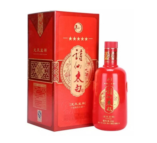 詩仙太白五星龍鳳呈祥酒陳年老酒52度500ml 詩仙太白五星龍鳳呈祥酒陳年老酒52度500ml