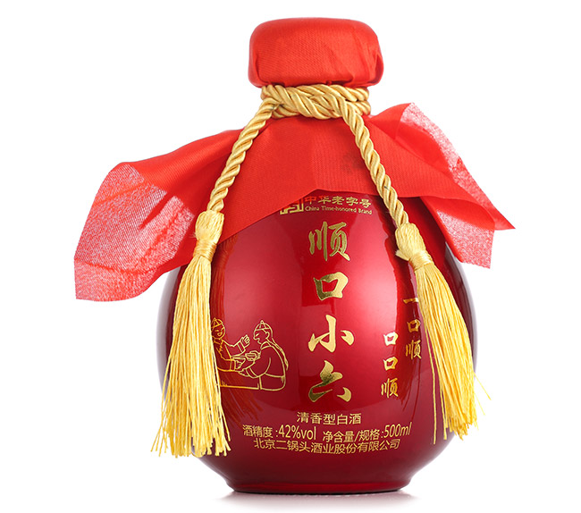 順口小六酒紅壇清香型白酒【42°500ml】