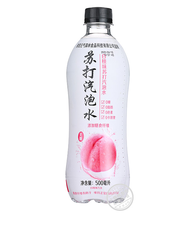 白桃味蘇打氣泡水【500ml】