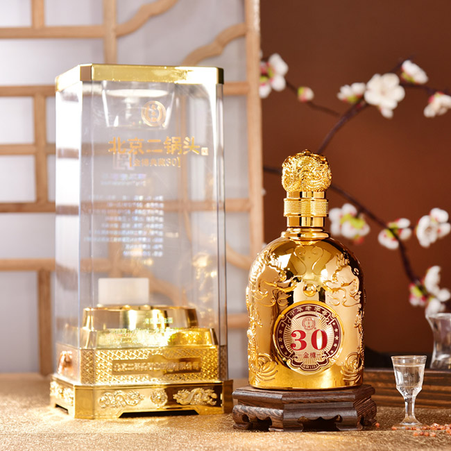 永豐牌北京二鍋頭酒金樽典藏30金 清香型白酒【50° 500ml】