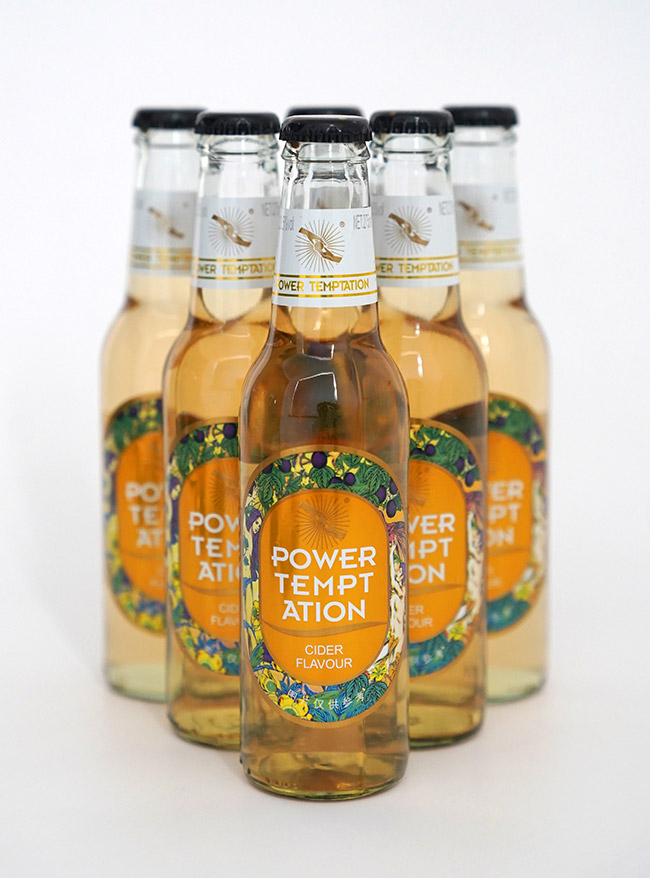 動力誘惑西打風味水百香果酒【3.5度 275ml×24瓶】