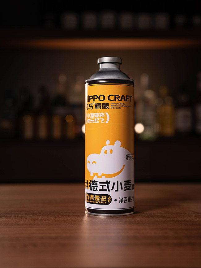 河馬精釀德式小麥啤酒【11.5° 1L】