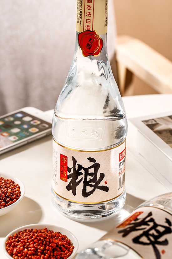 秀水坊紅糧酒濃香型白酒【52度500ml】
