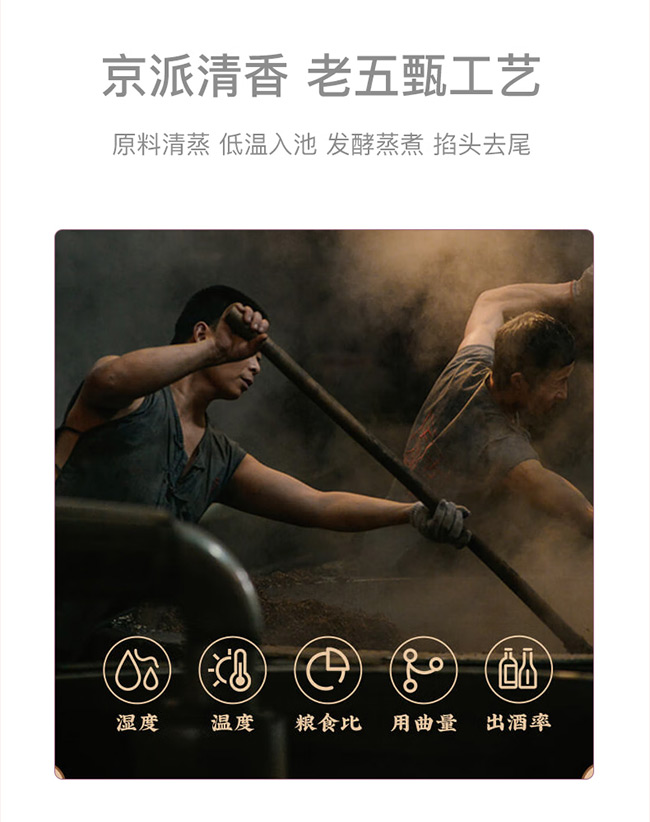 永豐牌北京二鍋頭酒純粹·藍標 清香型白酒【42° 500ml】